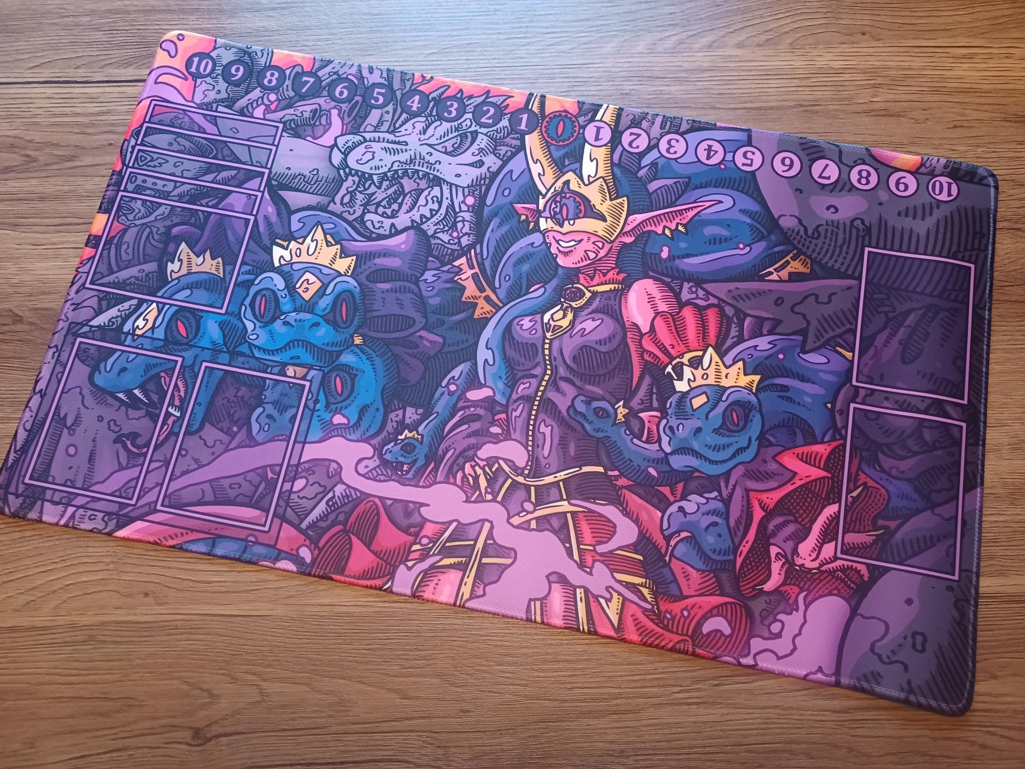 メデューサモン プレイマット - 14x24 デジモンカードゲーム DCG