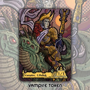 Vampire - Custom Token for Magic the Gathering