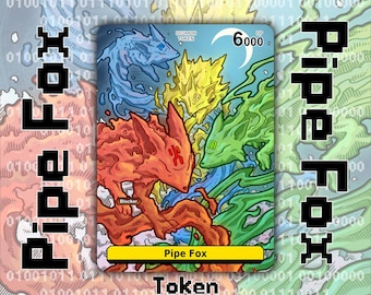 Pipe Fox Token - Digimon Card Game Yellow - Sakuyamon X Taomon Kyubimon Renamon Blocker - Special Release 2.5 Xros Evolution Chains Kitsune