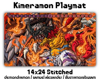 メデューサモン プレイマット - 14x24 デジモンカードゲーム DCG