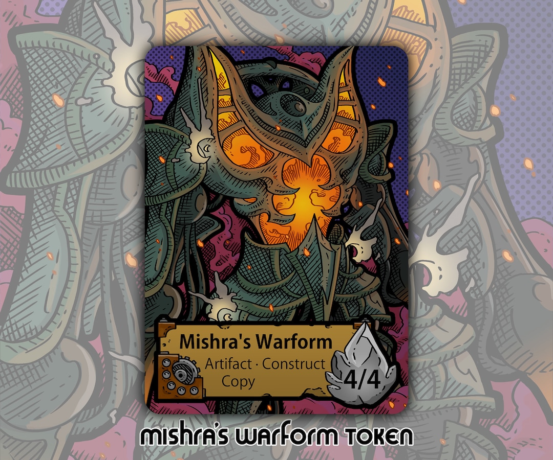 ミシュラの戦型コピー - マジック：ザ・ギャザリング ウォーのカスタムトークン - Etsy 日本