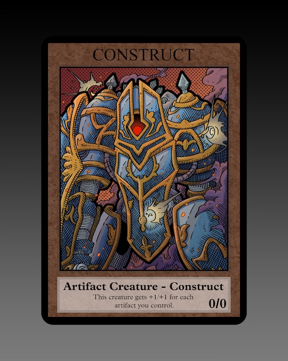 CLEARANCE Construct Token - Retro Custom Altered MTG Magic the Gathering Fantasy Board Game Card Gaming Set Collectible BRO Brothers Urza - Etsy CLEARANCE Construct Token - Retro Custom Altered MTG Magic the Gathering Fantasy Board Game Card Gaming Set Collectible BRO Brothers Urza - Etsy