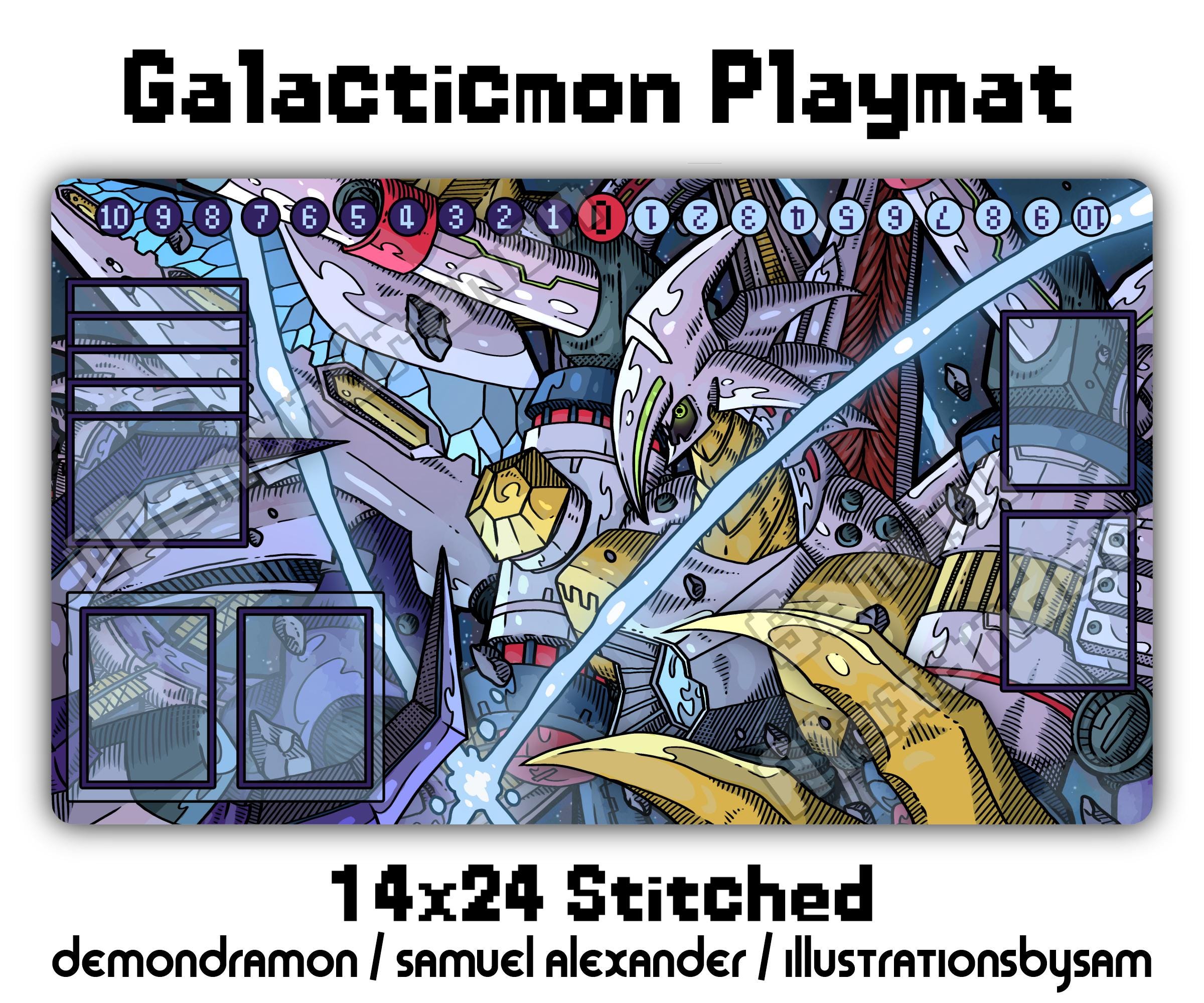 ギャラクティックモン プレイマット - 14x24 デジモンカードゲーム DCG