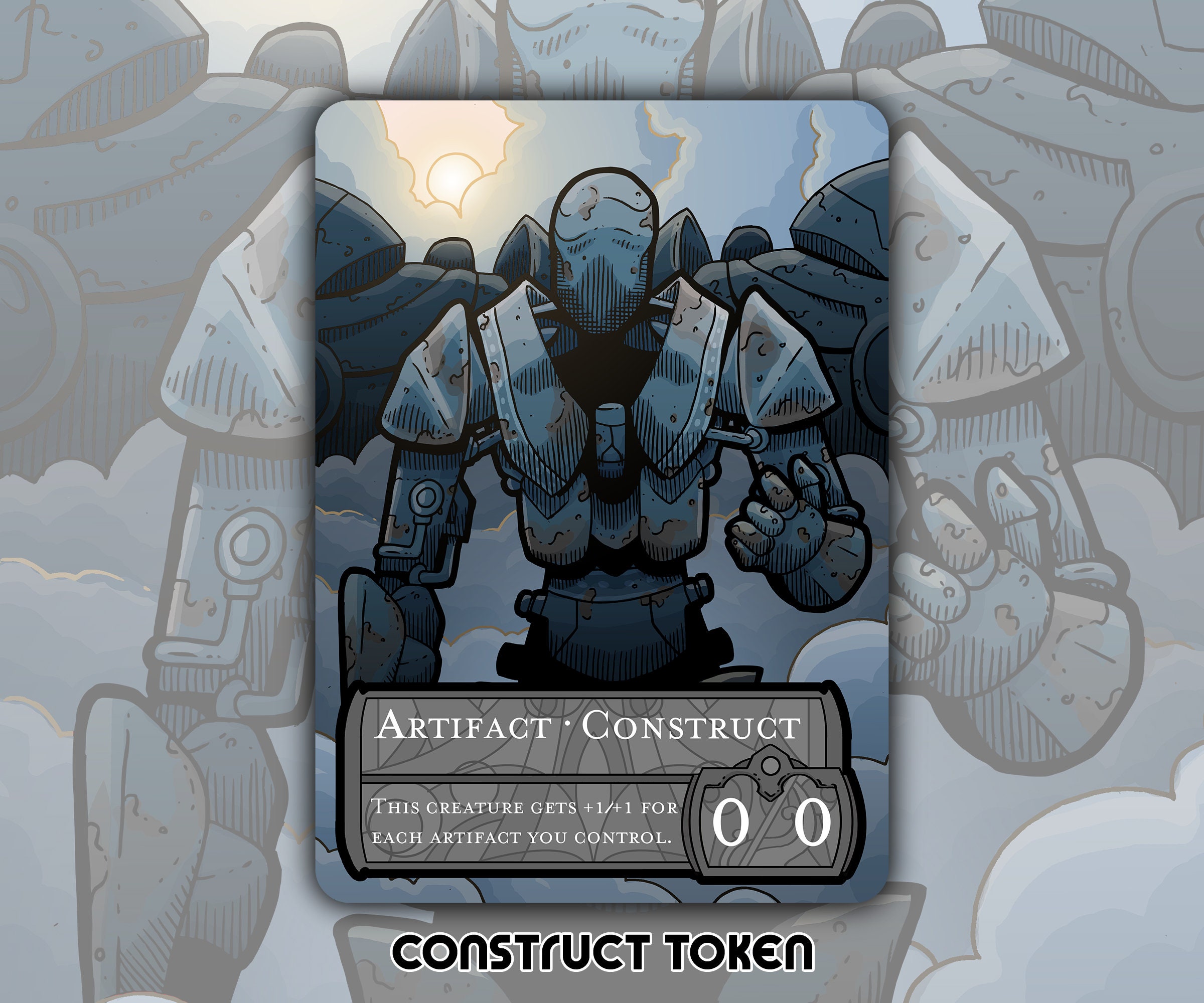 Construct - Custom Token for Magic the Gathering Urza - Etsy