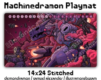 メデューサモン プレイマット - 14x24 デジモンカードゲーム DCG