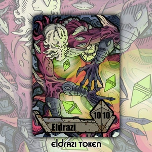 Eldrazi Token - Custom Altered MTG Magic the Gathering Fantasy Board Game Card Gaming Collectible Zendikar Ulamog Kozilek Emrakul Desolation