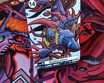 Diaboromon Token - Digimon Card Game White Mega Unknown Unidentified - Etsy Diaboromon Token - Digimon Card Game White Mega Unknown Unidentified - Etsy