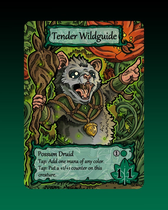 mtg possum card Rambling Possum [Outlaws of Thunder Junction]