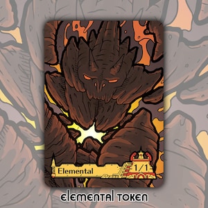 Elemental Token - Custom Altered MTG Magic the Gathering Fantasy Board Game Card Gaming Set Collectible Rivals Ixalan