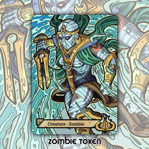 Zombie - Custom Token for Magic the Gathering
