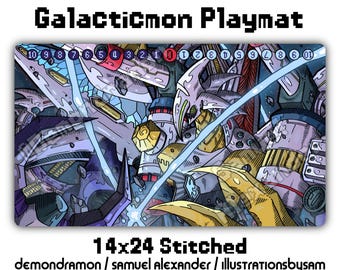 メデューサモン プレイマット - 14x24 デジモンカードゲーム DCG