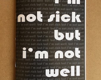 Peep Show fan zine - "I'm Not Sick but I'm Not Well" British Cult Comedy - Recycled Paper fanzine