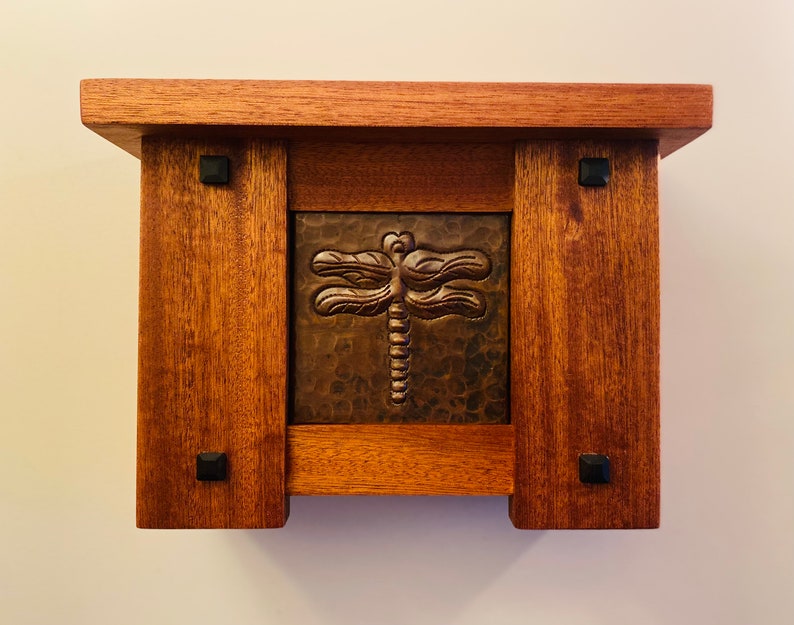 Arts and Crafts Style Doorbell Cover Made With Mahogany - Etsy