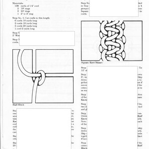 14 Vintage Macrame Patterns - 70's Macrame Pattern Macrame Planter ...