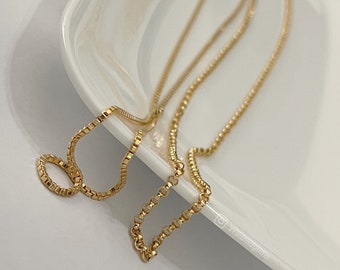 14k 1.2mm Box Chain | 14k Gold Belly Chain | Shiny Yellow Gold Waist Chain | 14k Gold Filled Box Waist Chain | Dainty Belly Chain | ,
