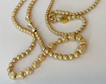 14k Waist Beads | 14k Gold Belly Chain | Solid Gold Waist Beads | Luxury Gift For Her | Waist Gems on Chain | Handmade Couture Jewelry Gift