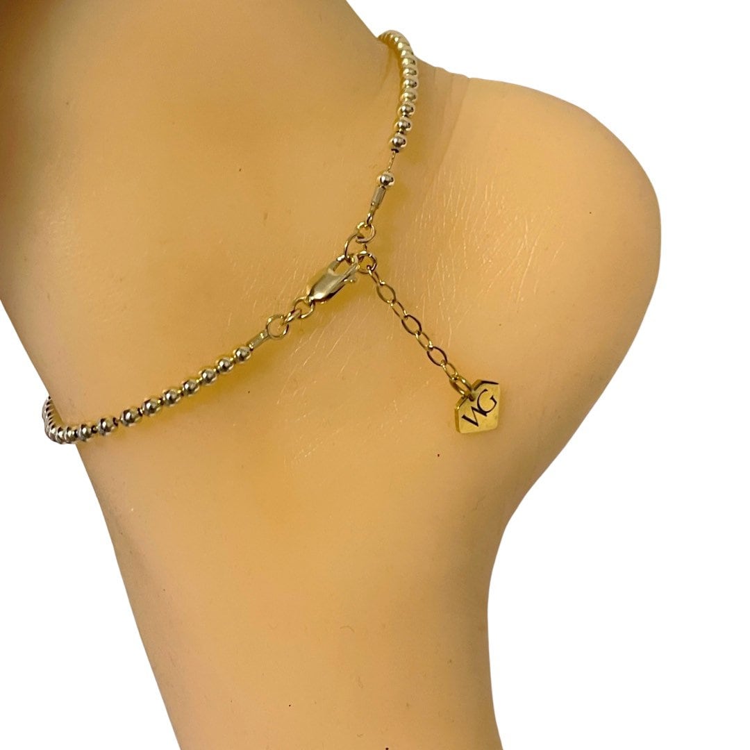 14k Gold Ankh Charm Anklet Gold Bead Ankle Bracelet Dainty Summer Jewelry Gold Filled Beaded Anklet Mothers Day Gifts Gift For Her