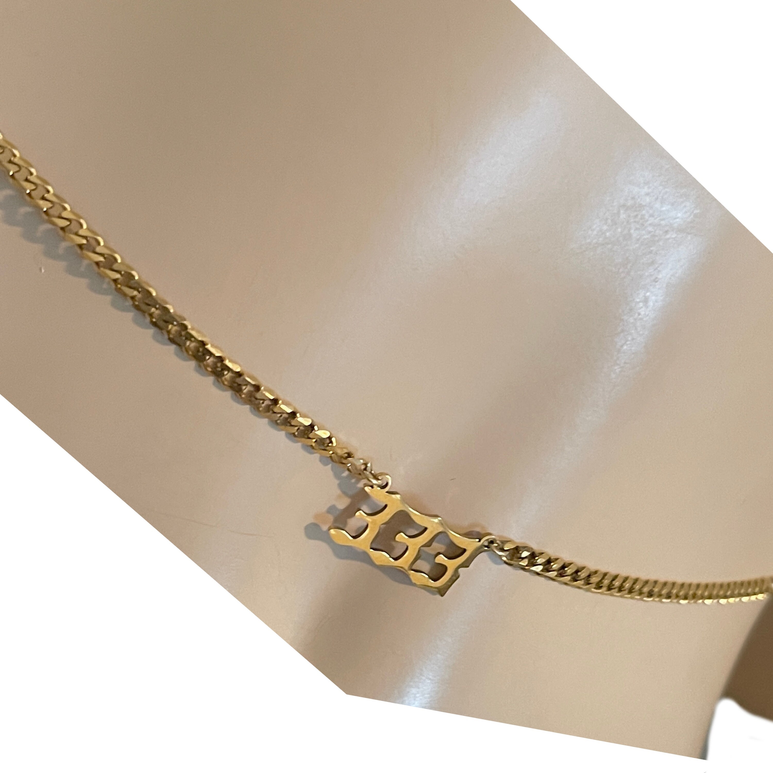 18K Gold Plated Stainless Angel Waist 