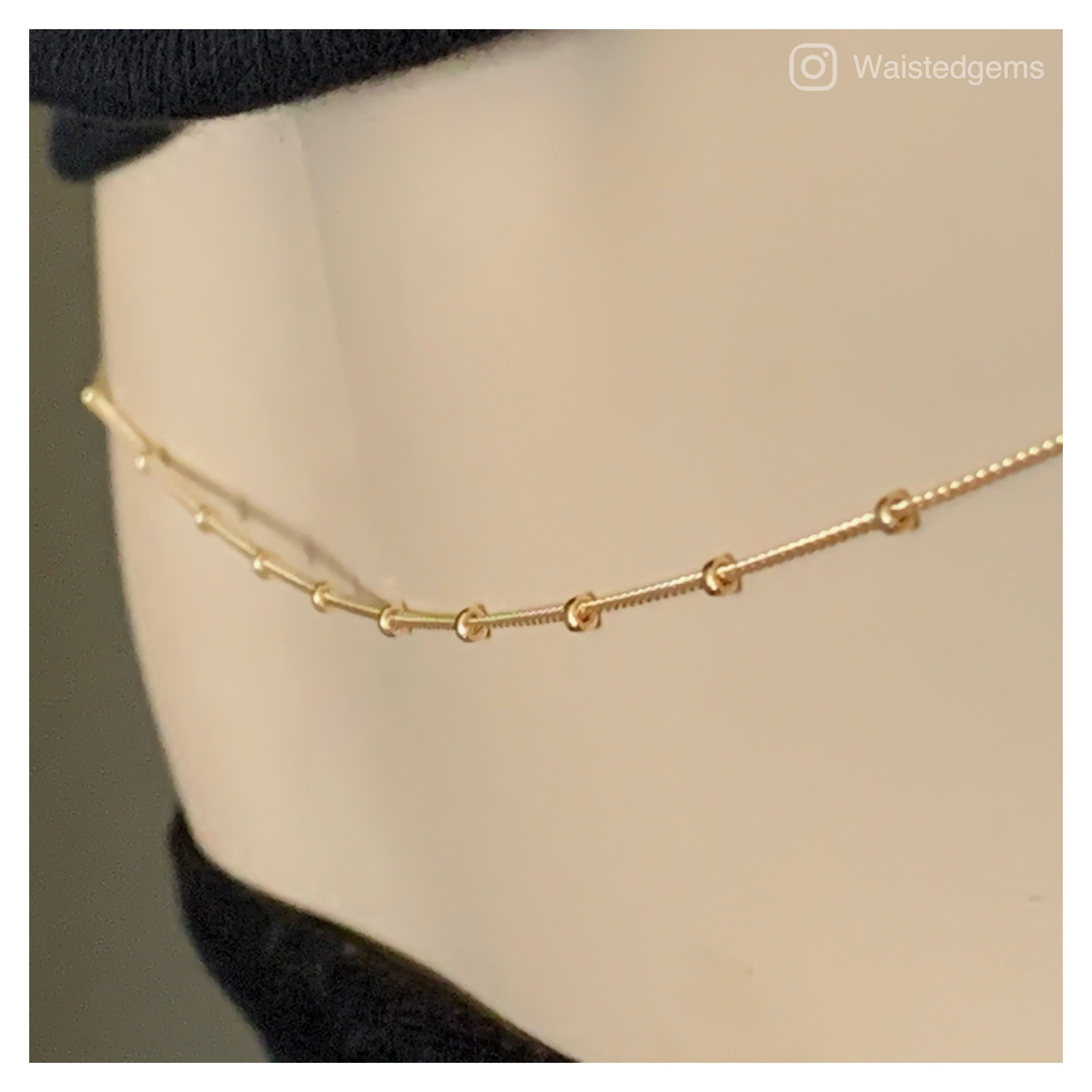 Beach Jewelry For Women Gold Waist Chain For Women Dainty 14K Gold
