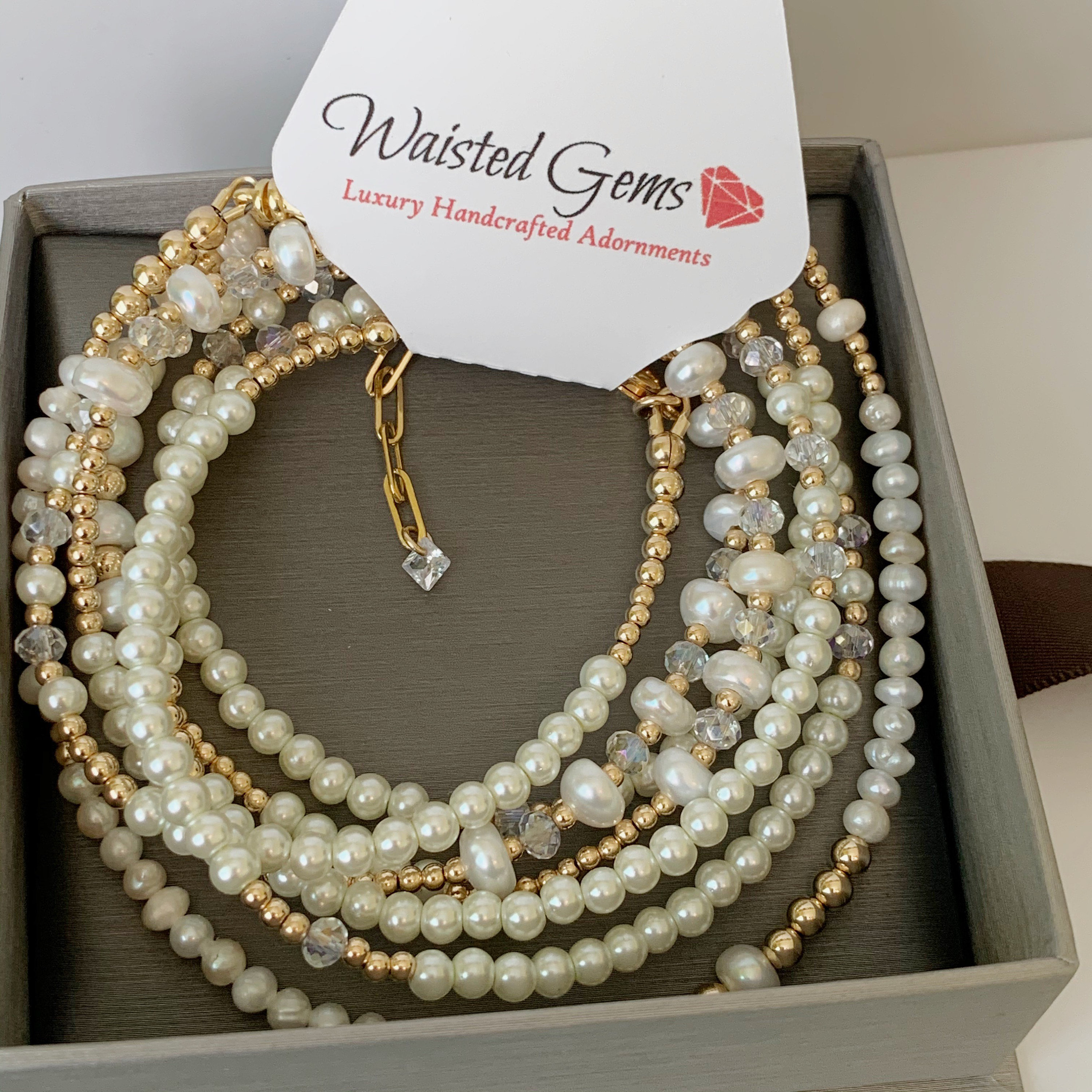pearl waist beads