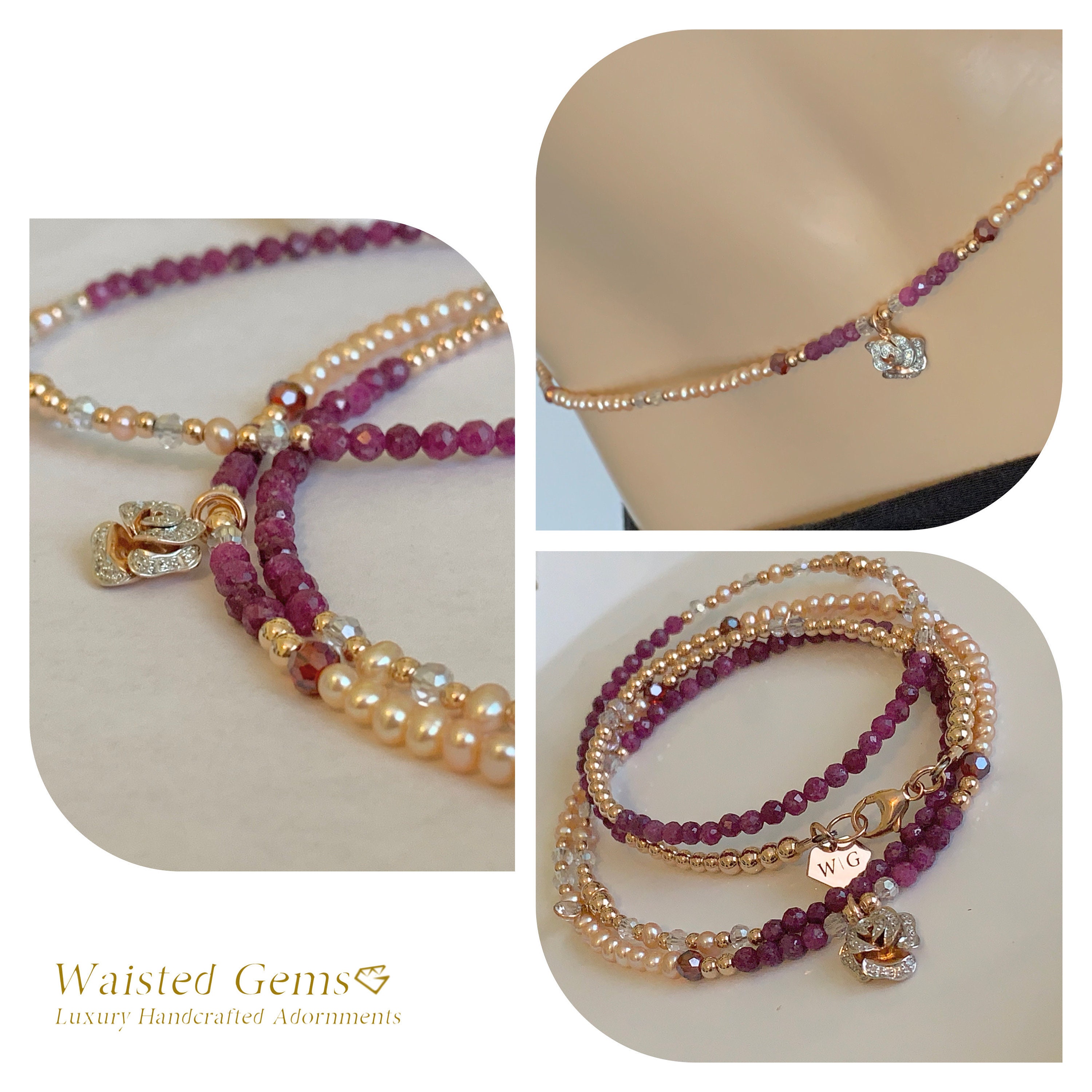 pearl waist beads