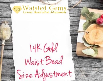 Waist Beads Size Adjustment