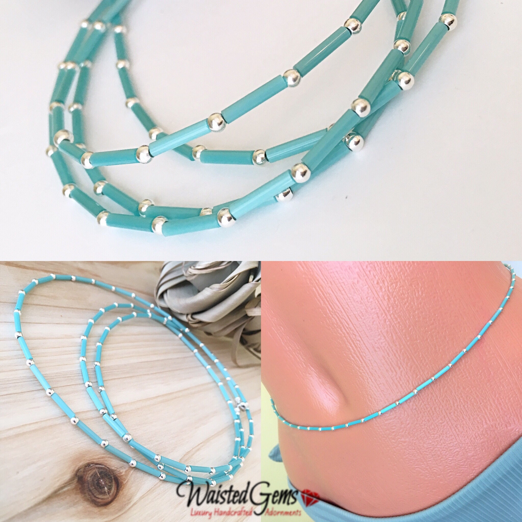 Waist Beads turquoise African Waist Beads African Waist Beads Waist Beads turquoise African Waist Beads African Waist Beads