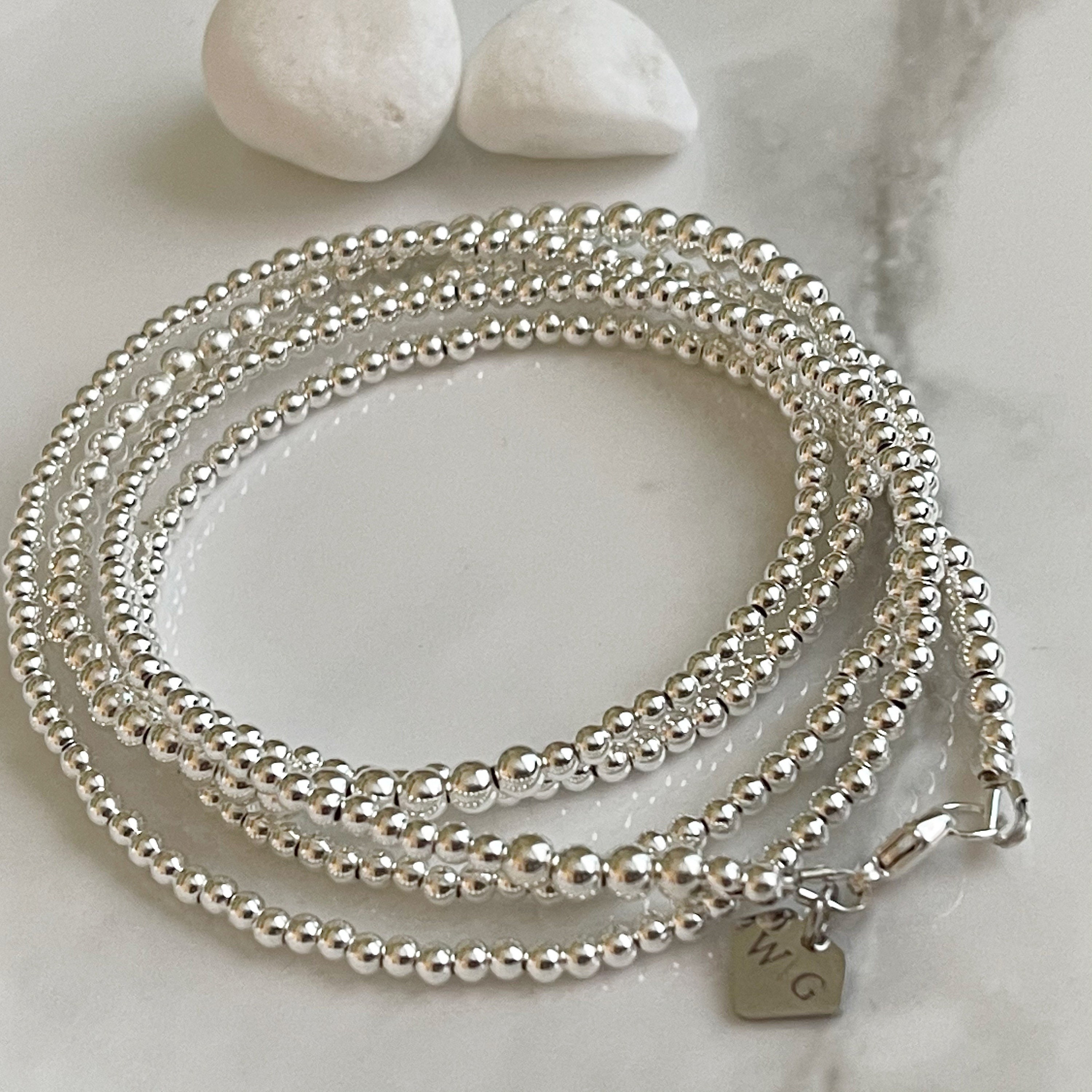 Silver waist beads sale