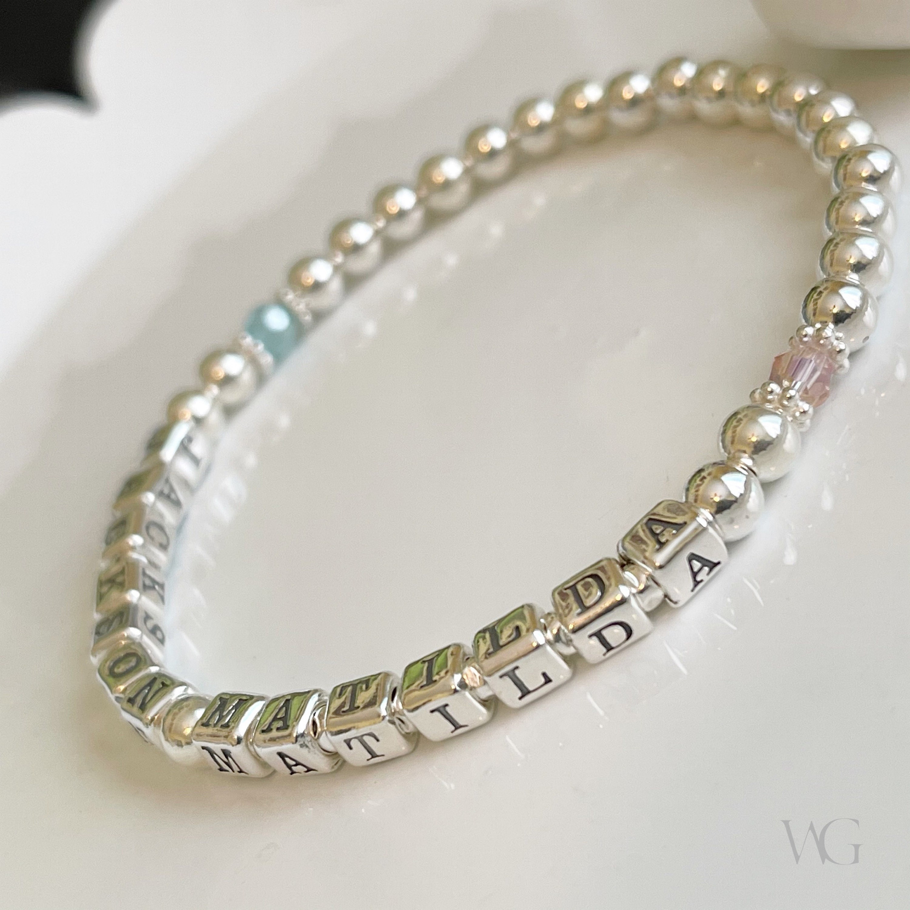 Mothers Day Bracelet Sterling Silver Grand Mothers Bracelet Etsy Mothers Day Bracelet Sterling Silver Grand Mothers Bracelet Etsy