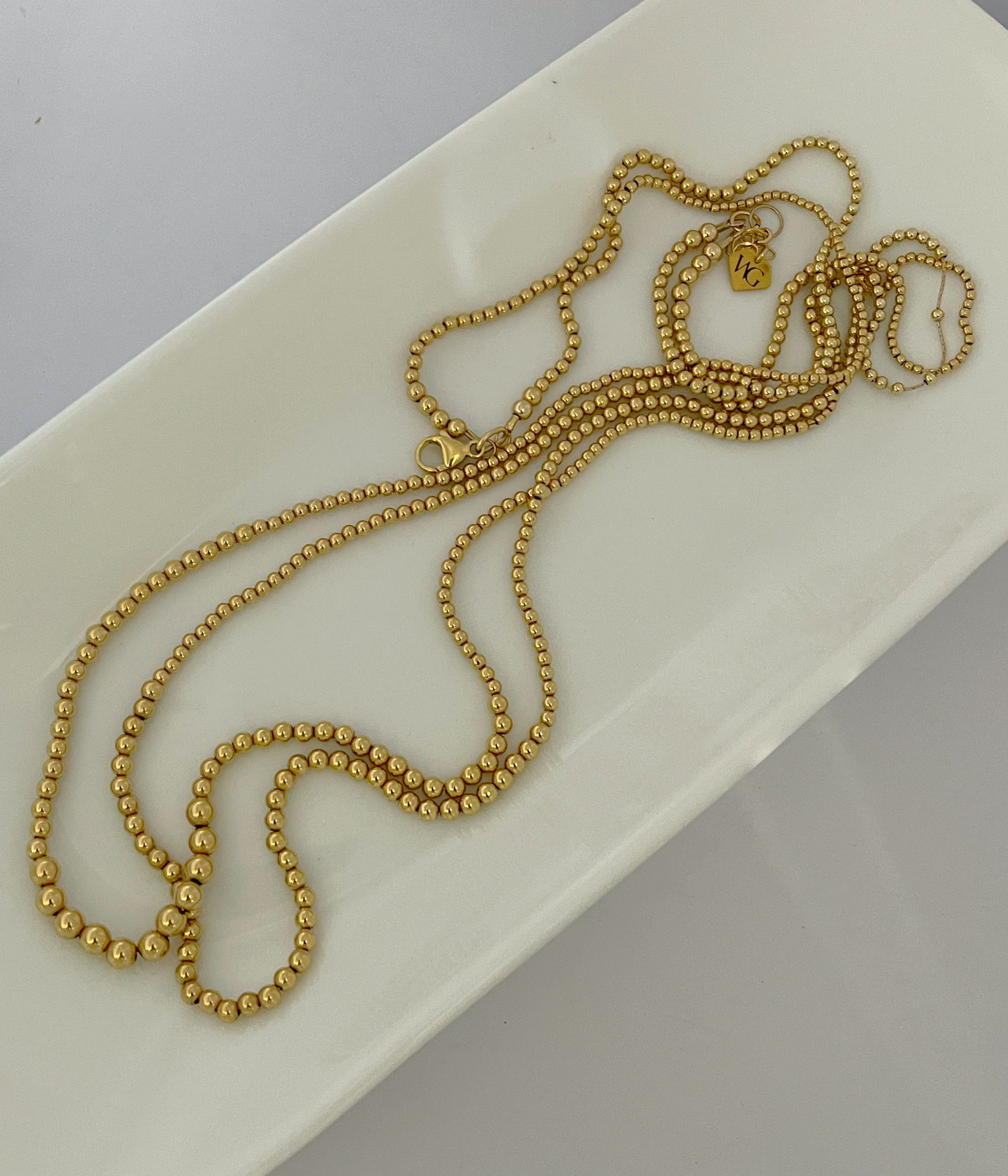Gold Double Strand Waist Beads Goddess Waist beads Beaded Graduated Chain Fancy Hip Beads Gift For Women Waterproof