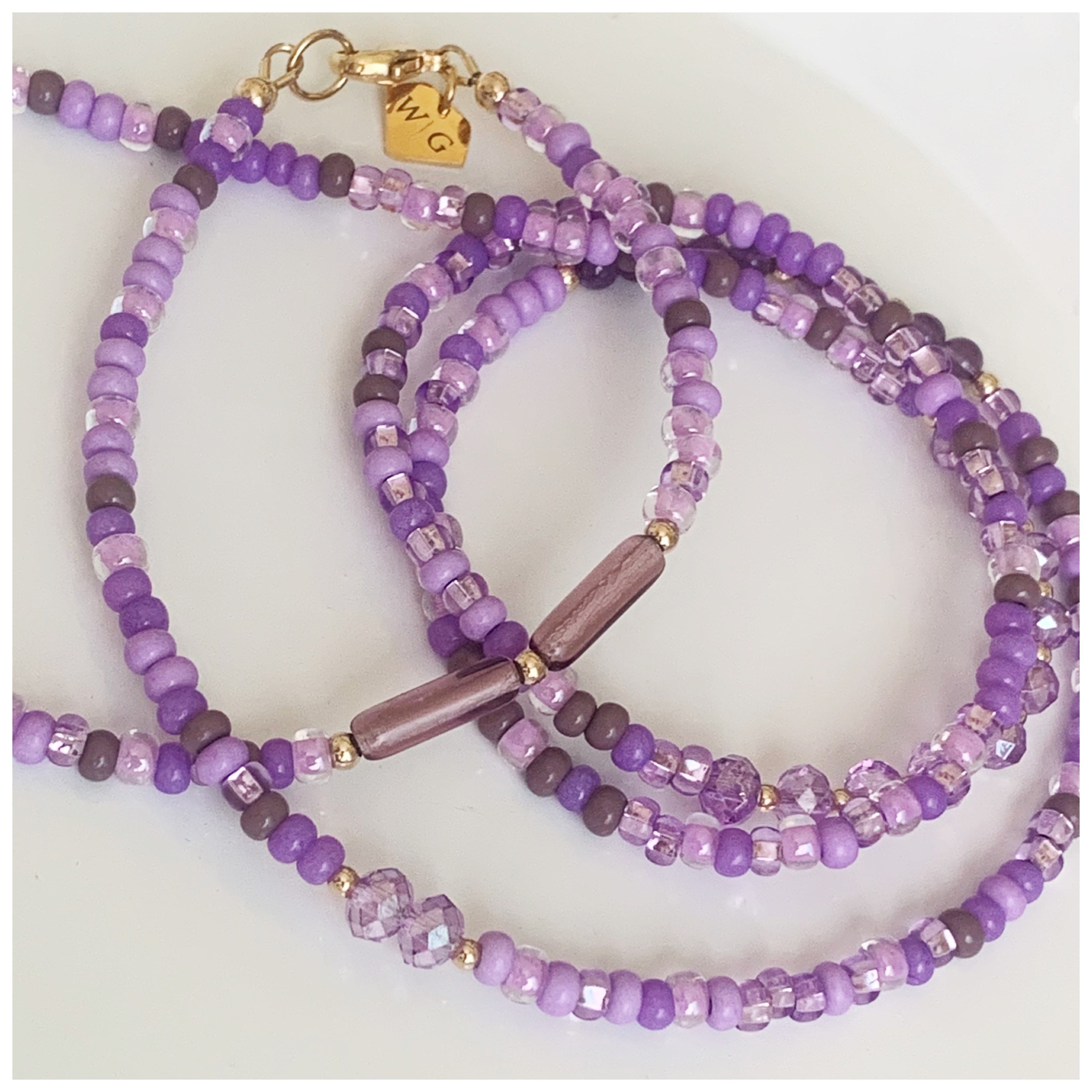 Amethyst waist beads best sale