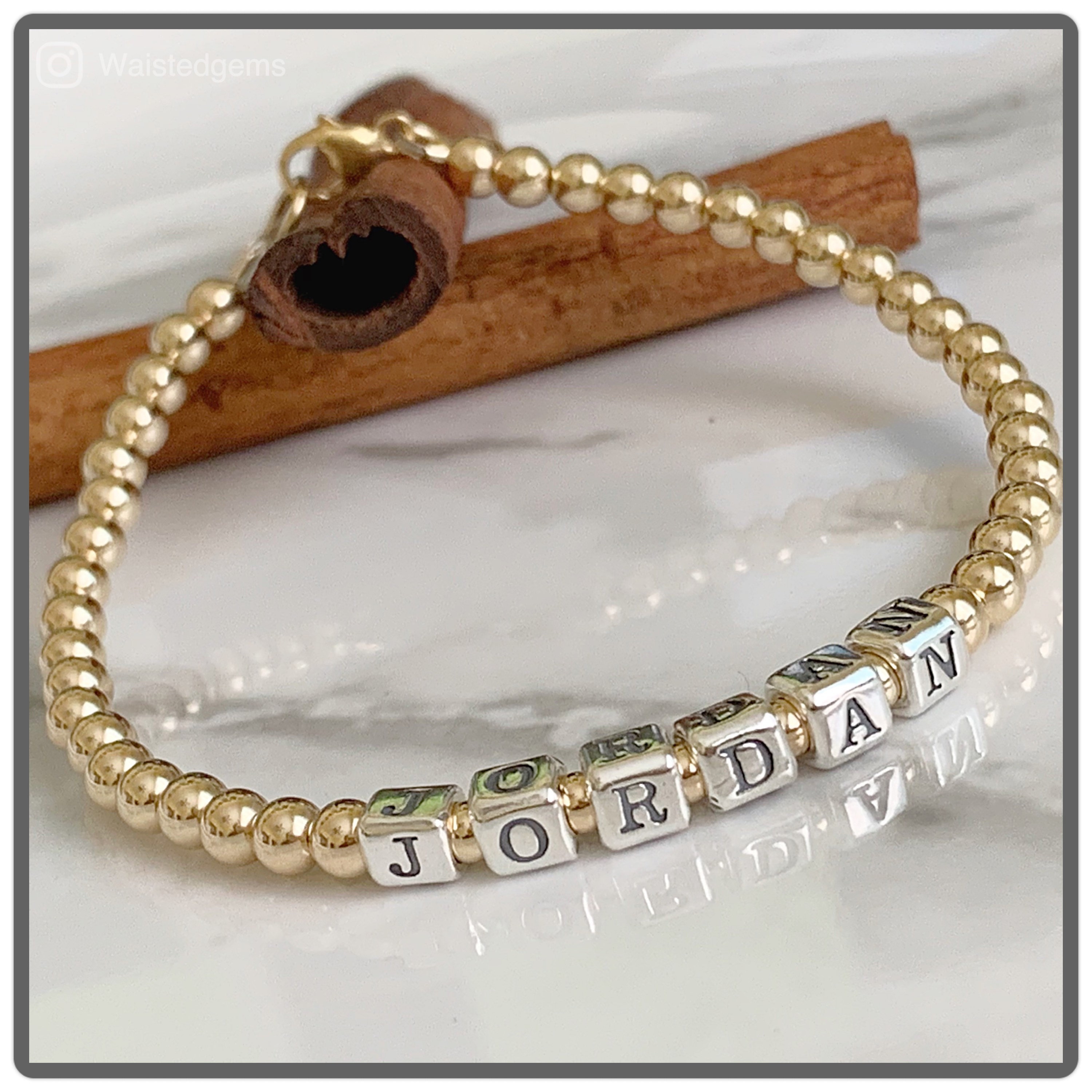 where can I find block letter bracelet beads similar to these? All the ones  i see on  are too small. : r/findfashion