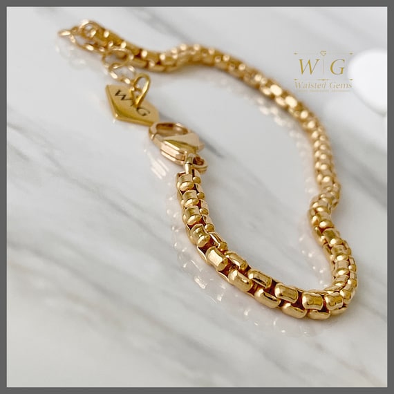 venetian link bracelet gold