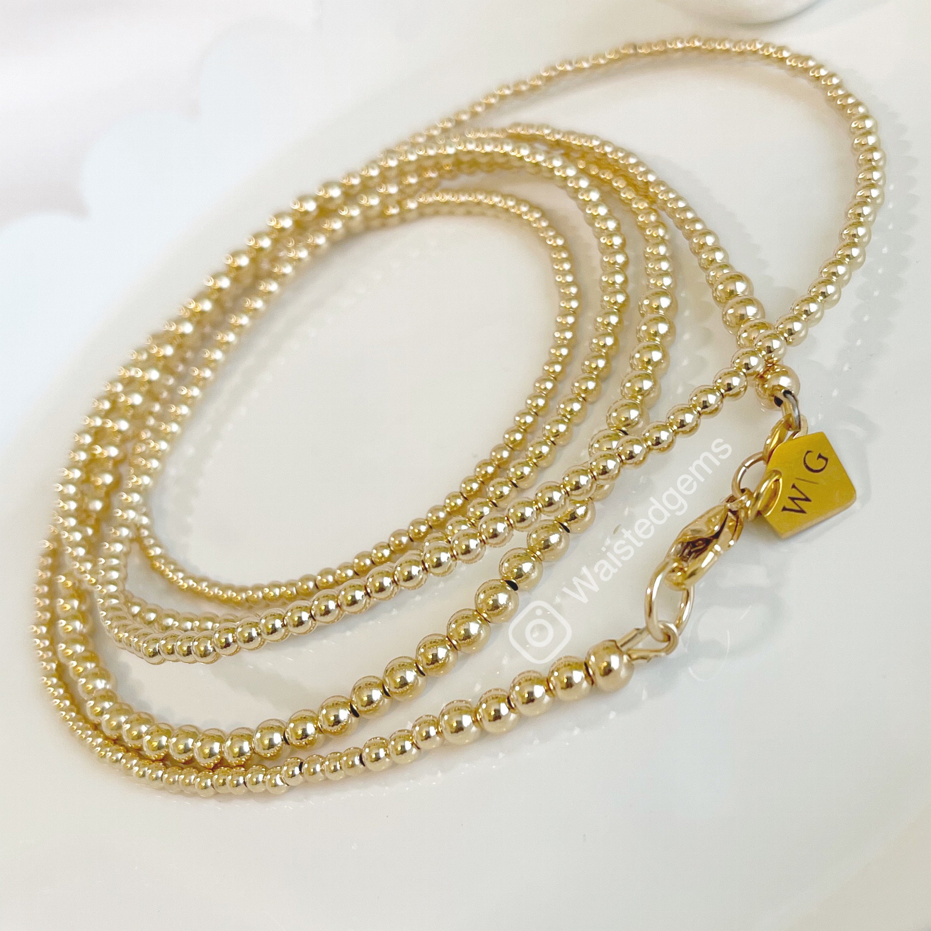 14k Gold Waist Beads African Waist Beads 14k Gold Belly Chain Plus Size Waist Beads Waisted Gems Personalized Gift