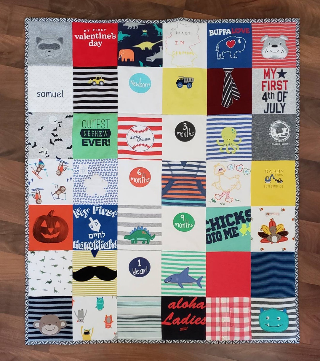 Keepsake Baby Clothes Quilt ~ FREE Shipping - Etsy