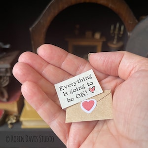 Tudo ficará bem, Mini Cartões de Amor, Pequenos e-mails do Robin Davis Studio, Pequenos Gestos cheios de amor, Cartões de Abraço de Bolso, Saúde Mental