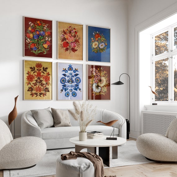 Set of 6 Traditional Ukrainian Pysanky Wooden Easter Eggs 2.25 Inc AEVVV Traditional Ukrainian Nesting Dolls Set 6 pcs - Matryoshka