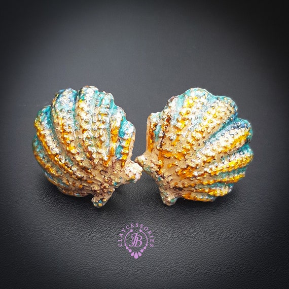 Shells stud summer earrings