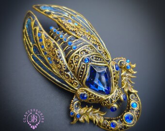 Cicada brooch Art Nouveau style