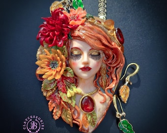 Collana con ciondolo Dea dell'Autunno