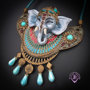Ganesha statement necklace