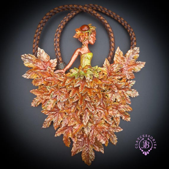Leafy Fairy necklace