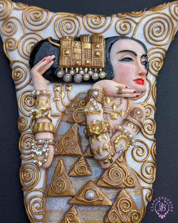 Klimt Inspired Necklace