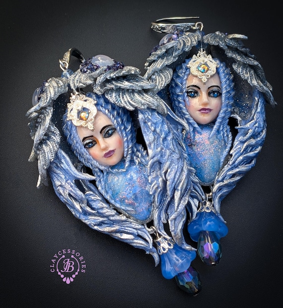 Blue Angels earrings