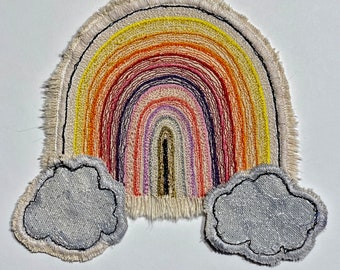 rainbow embroidery art