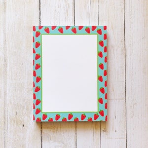 Strawberry Notepad, A2 size