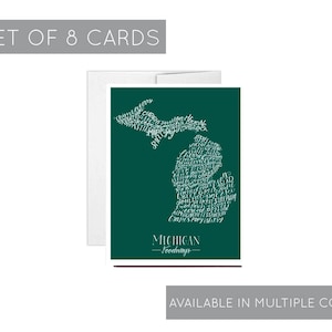 Michigan Foodways Cards, Set of 8