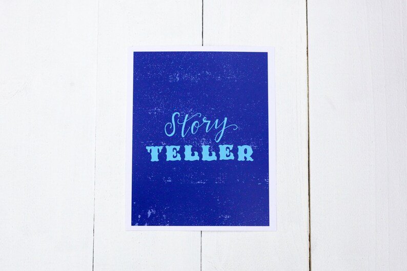 8x10 Print Story Teller