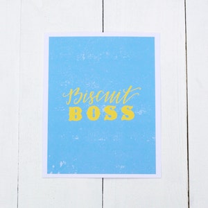 Biscuit Boss, 8x10 Print