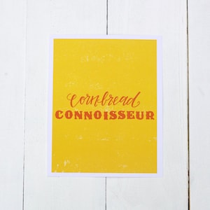Cornbread Connoisseur, 8x10 Print